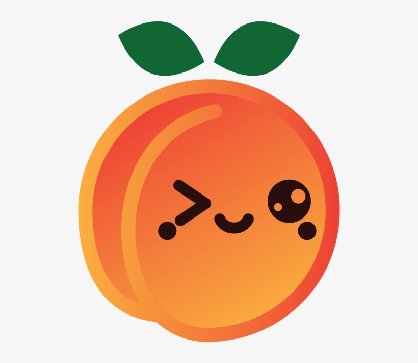 Fruits And Pens By Ariel Isaac Messages - Kawaii Fruit Clipart, transparent png #275782