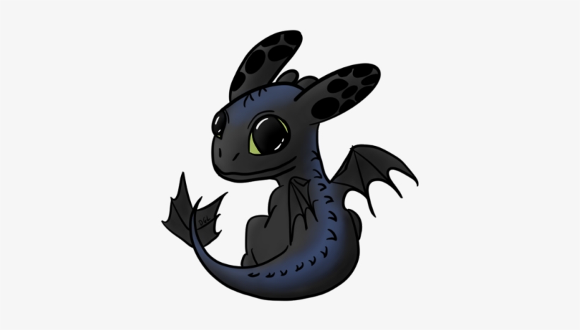 Baby Toothless - Toothless, transparent png #275843