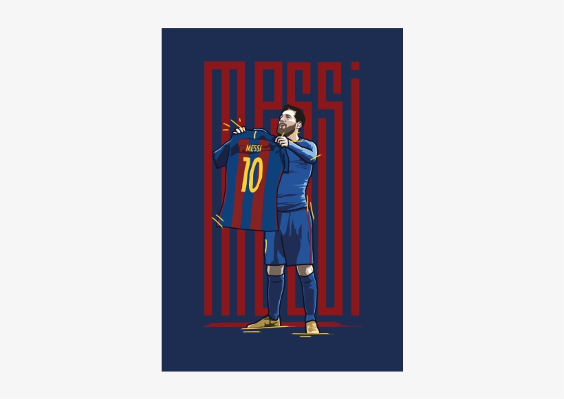 Holding Shirt Celebration Print - Leo Messi Holding Shirt, transparent png #275866