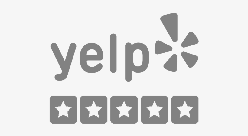 Yelp Logo 5 Stars Wide Black Left - Yelp, transparent png #275951