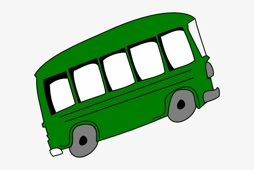 Graphic Freeuse Stock Green Bus Clip Art At Clker - Green School Bus Clipart, transparent png #276181