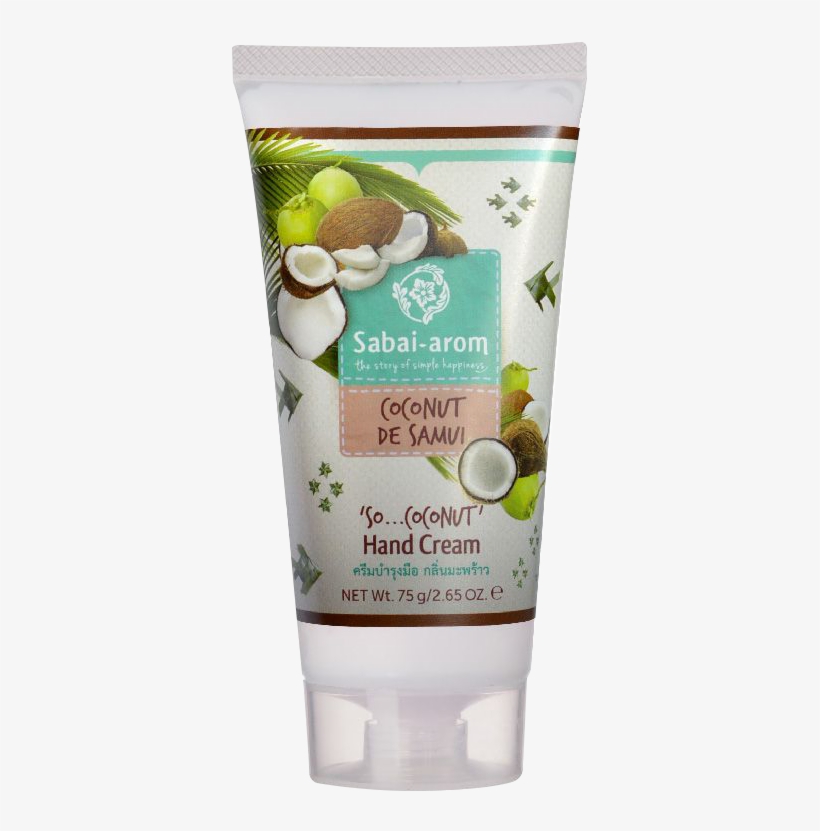 Sabai-arom Coconut De Samui 'so...coconut' Hand Cream, transparent png #276282