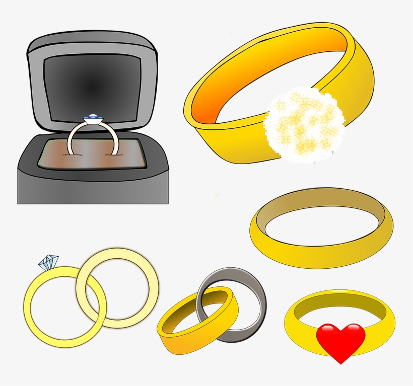 Bridal Clipart 27, Buy Clip Art - Ring, transparent png #276576