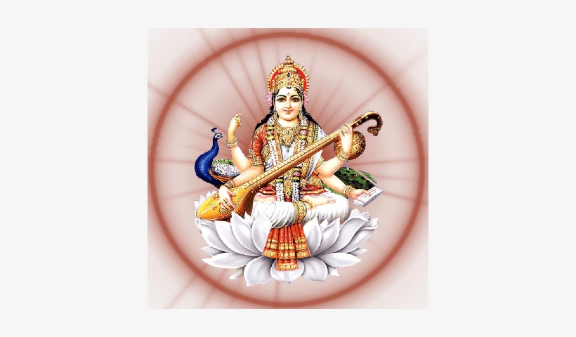 Deluxe Hanuman Ji Wallpaper Full Size Goddess Saraswati - Saraswati Mata -  Free Transparent PNG Download - PNGkey