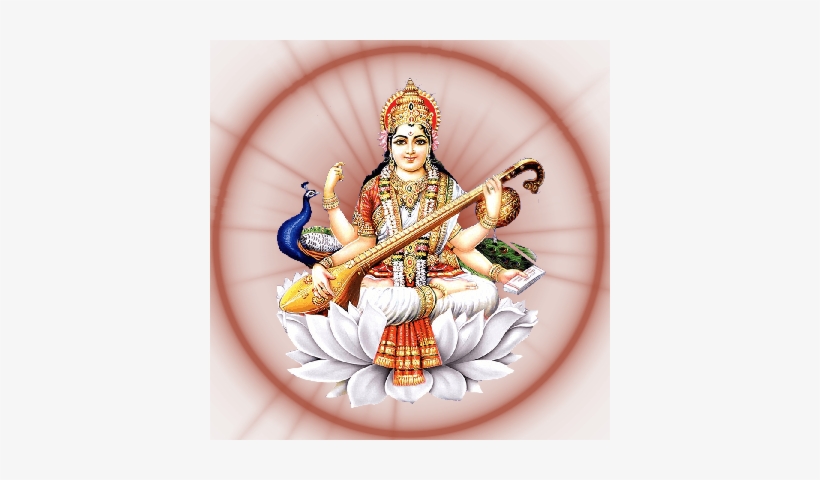 Deluxe Hanuman Ji Wallpaper Full Size Goddess Saraswati - Saraswati Mata, transparent png #276733