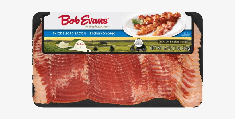 Bob Evans Hickory Smoked Bacon - Bob Evans Sandwich, Homestyle, Sausage & Cheese, transparent png #276918