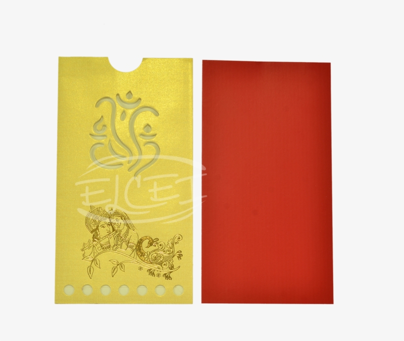 Home Hindu Wedding Cards Traditional Pouch Card - Motif, transparent png #277049
