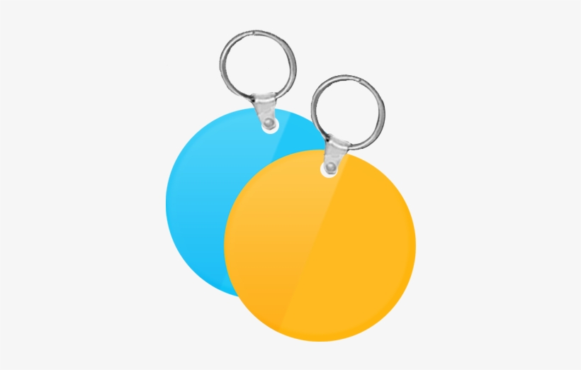 Modified Key Fob Circle Jr Bag Tag - Keychain, transparent png #277090