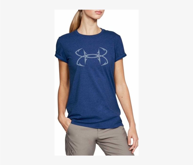 Under Armour® Ladies' S/s Hook Logo T-shirt - Men's Under Armour (stealth Gray) Fish Hook Baseball, transparent png #277167