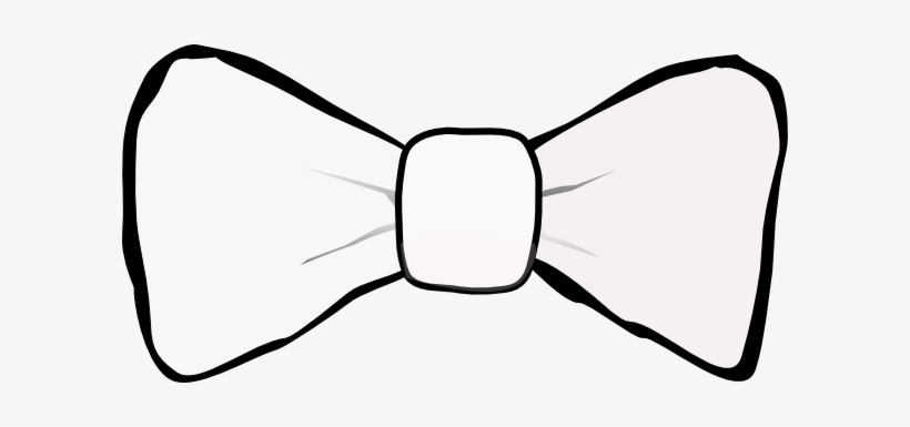 Small - White Bow Tie Vector, transparent png #277258