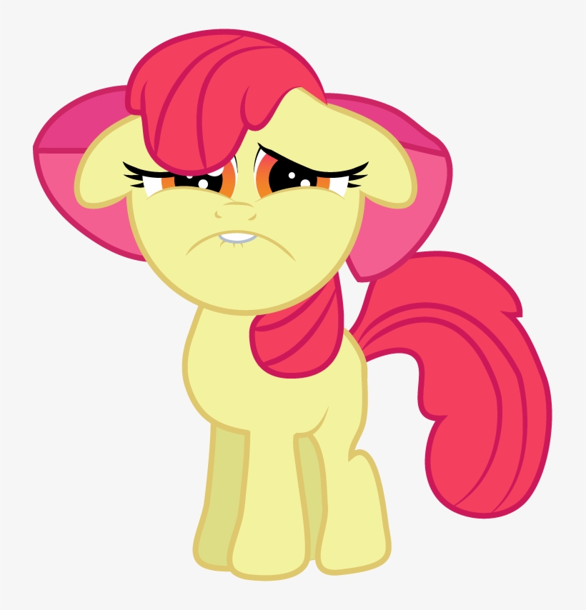 R/mylittlepony Emote And Flair Suggestion Thread Reborn - Mlp Apple Bloom Sad, transparent png #277462