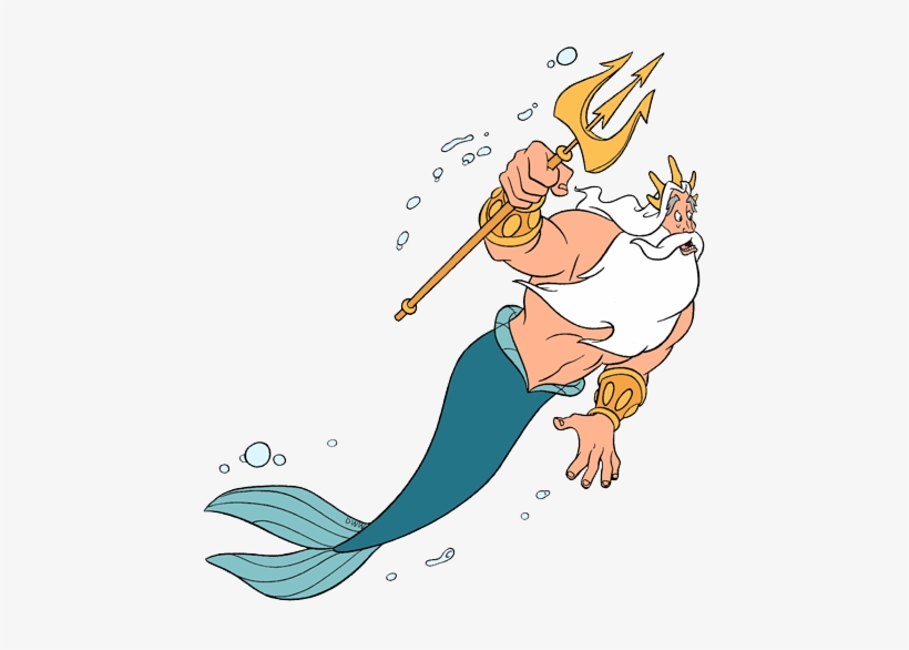 King Triton Clip Art - King Triton Png, transparent png #277928