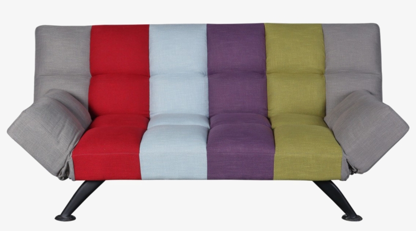 Sofa Bed Png File - Multi Coloured Sofa Bed, transparent png #278179
