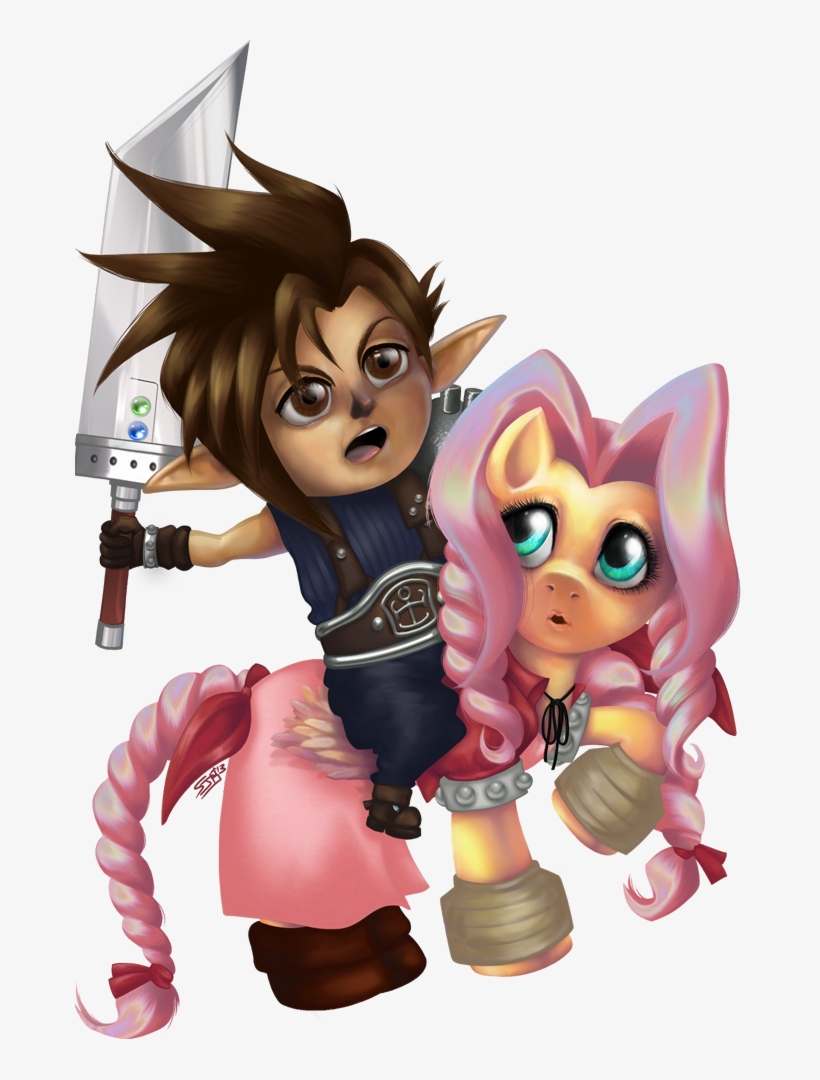 Aerith Gainsborough, Artist - Cartoon, transparent png #278403