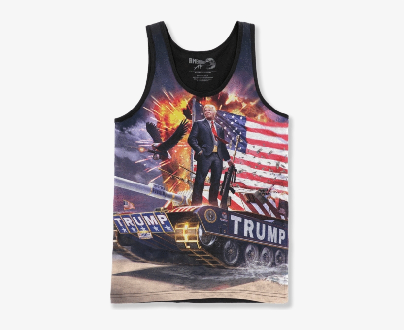 Donald Trump - Gold Plated - Trump Tank Shirt, transparent png #278495