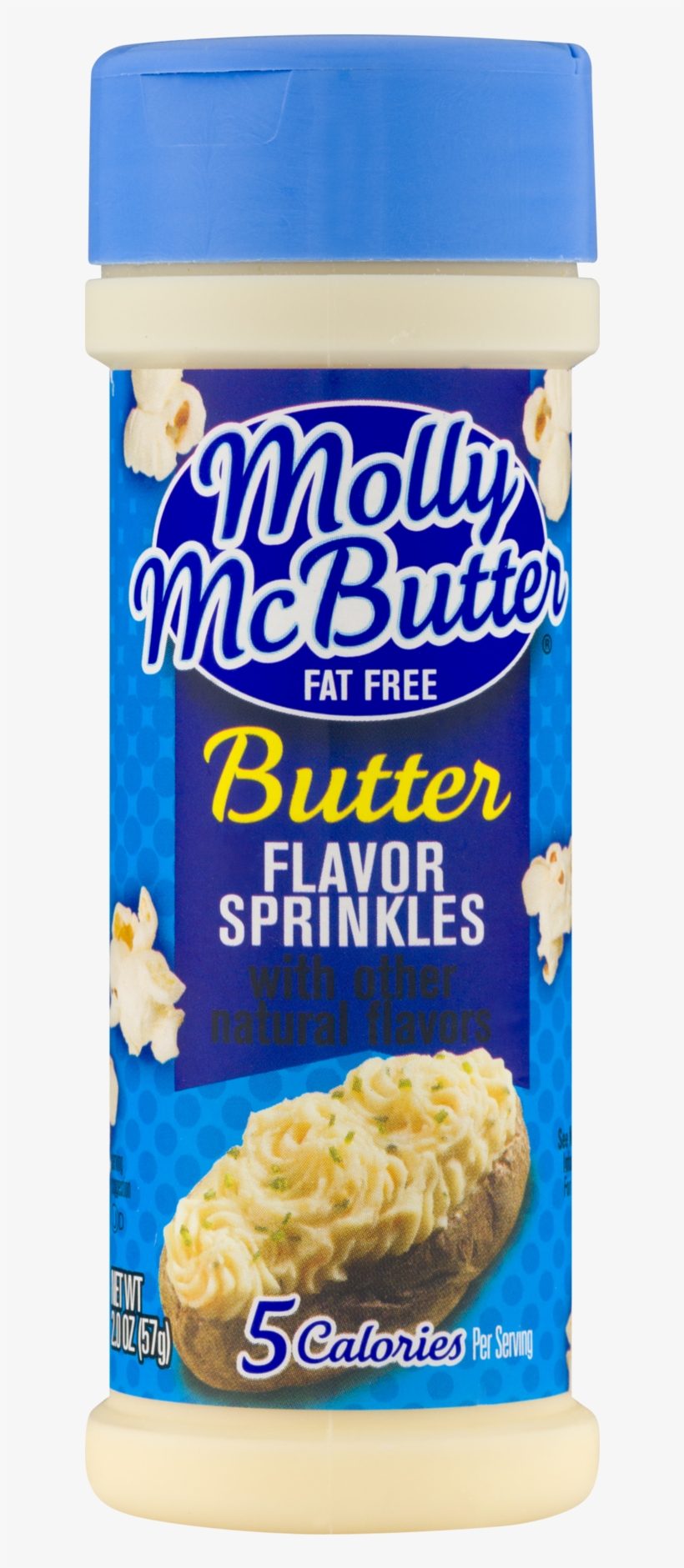 Molly Mcbutter Fat Free Natural Cheese Flavor Sprinkles, transparent png #278660
