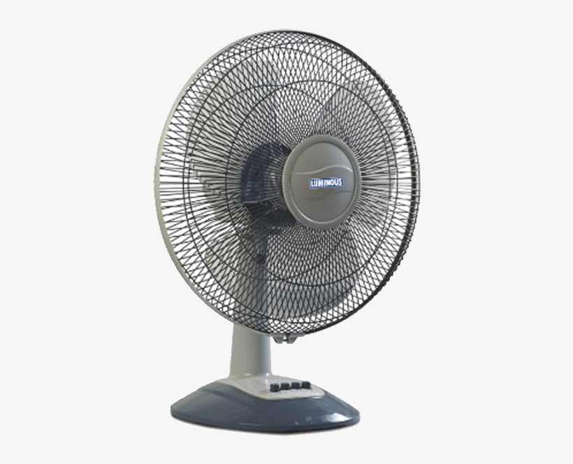 Luminous Fanfare 400mm 55 Watts Grey Table Fan - Table Fan Watts, transparent png #278731