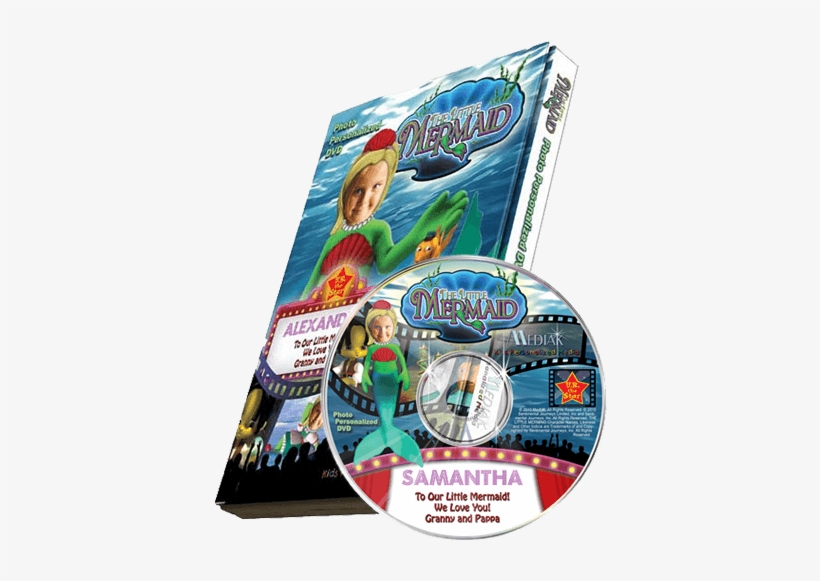 Little Mermaid Dvd - Little Mermaid Photo Personalized Dvd, transparent png #278781