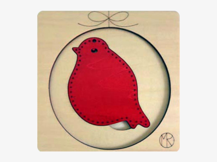 White Snowflake & Red Robin White Snowflake & Red Robin - Embroidery, transparent png #278824