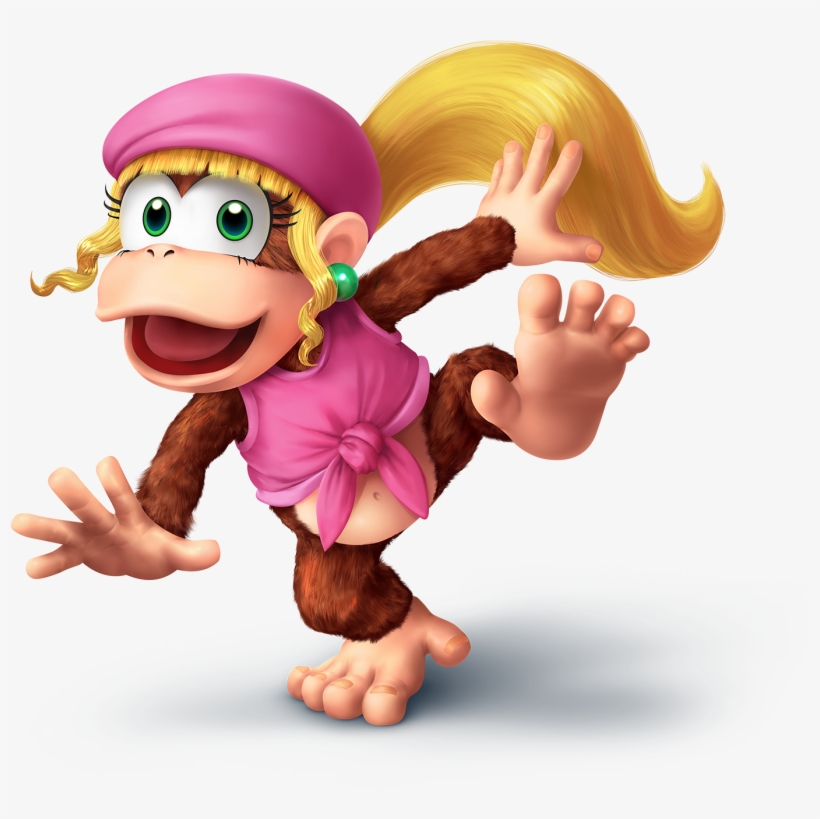 View Samegoogleiqdbsaucenao Dixie , - Super Smash Bros Ultimate Dixie Kong, transparent png #278825