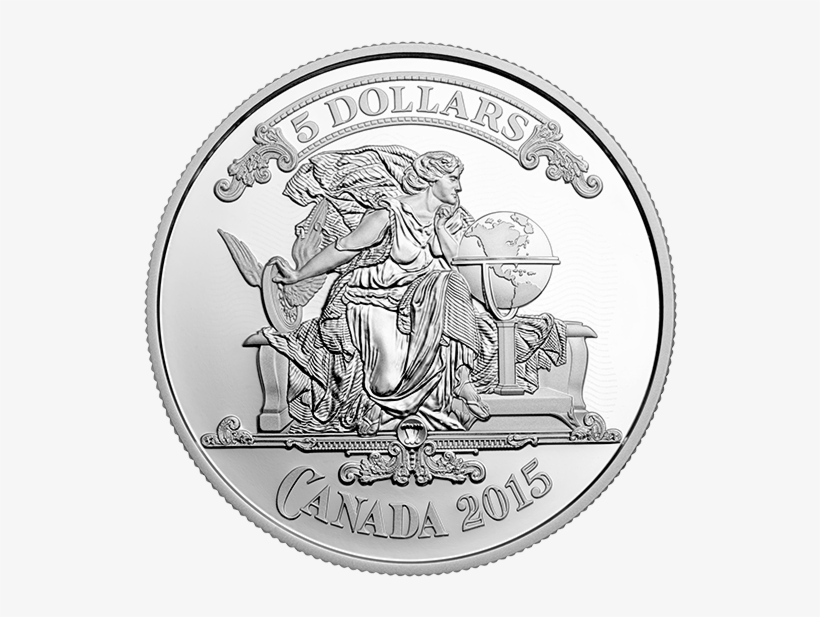 Fine Silver Coin - Notes Coins And Currency Of Canada, transparent png #278829