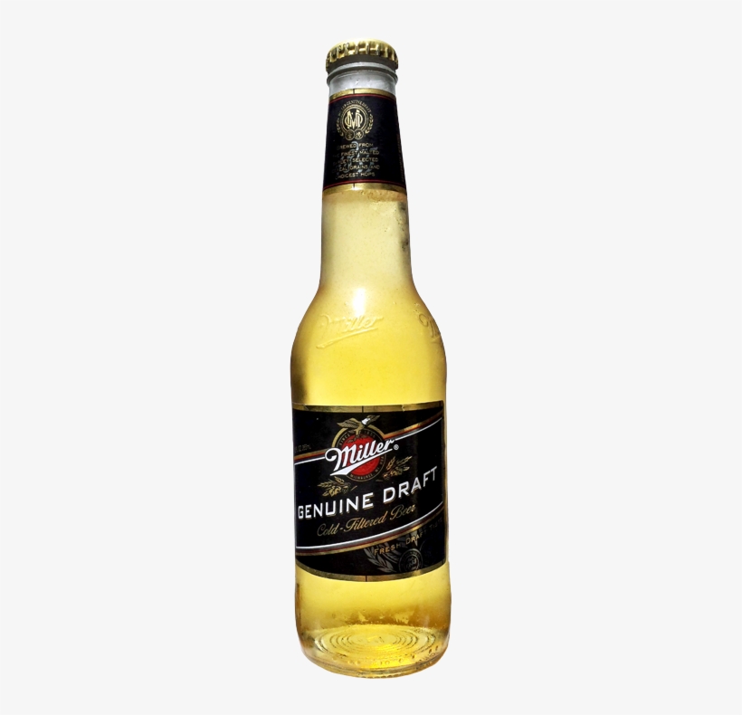 Miller Genuine Draft Bottle - Miller Genuine Draft, transparent png #279126