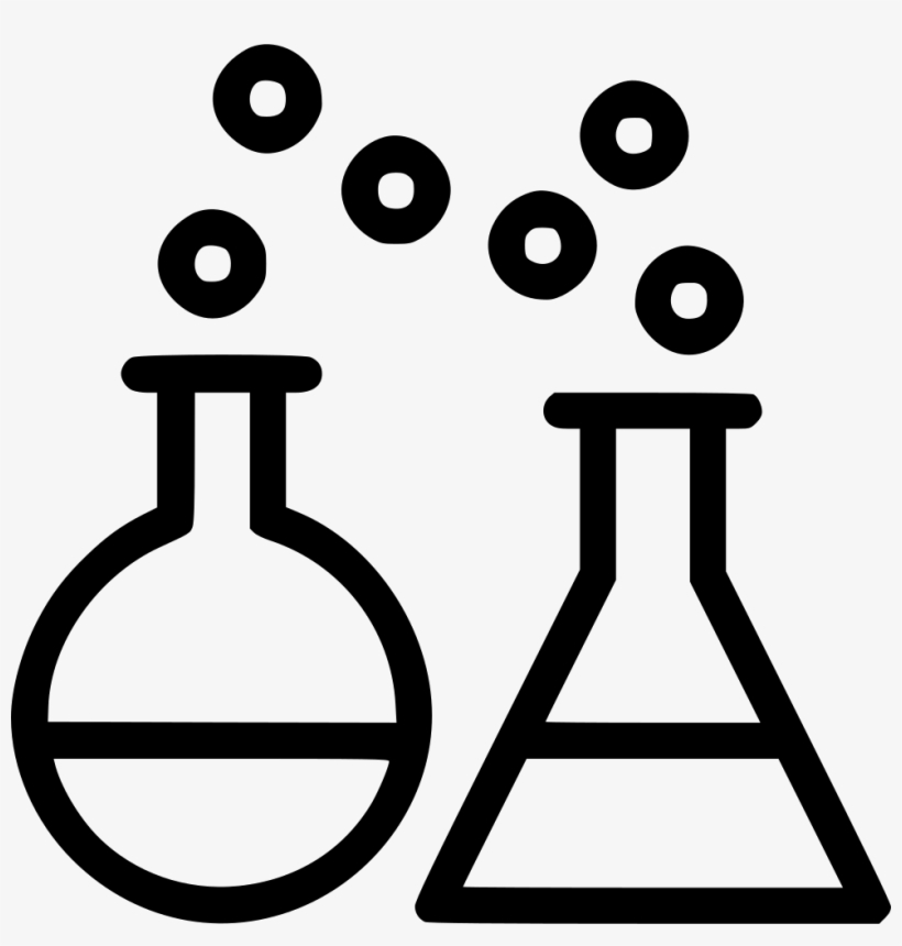Chemical Reaction Test Lab Conical Flask Beaker Comments - Chemical Icon Png, transparent png #279198