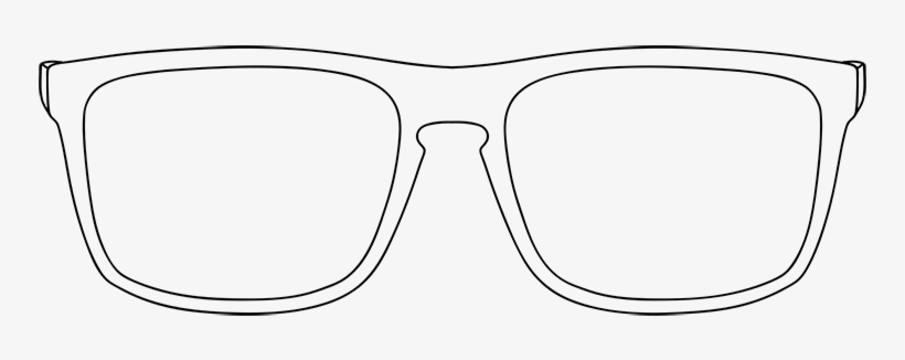 Computer Glasses Blue Light - Line Art, transparent png #279295