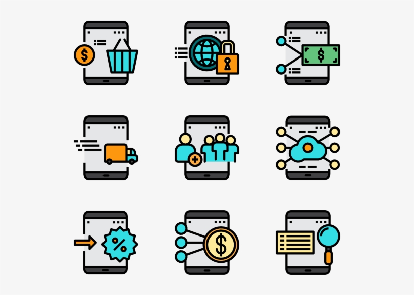 Tablet Application - Machinery Icons, transparent png #279420