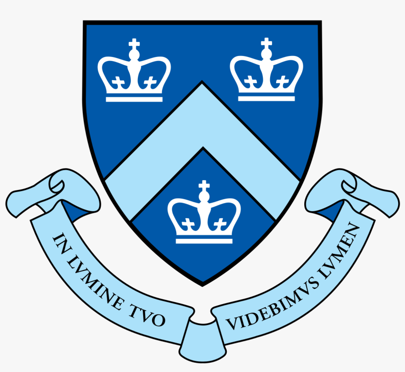 Columbia University Shield - Columbia University Colors, transparent png #279478