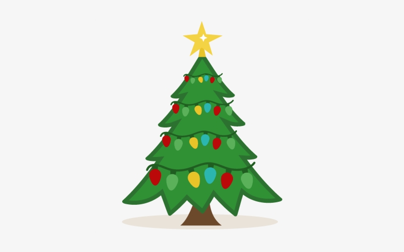 Pretty Clipart Christmas Tree - Simple Christmas Tree Clipart, transparent png #279560