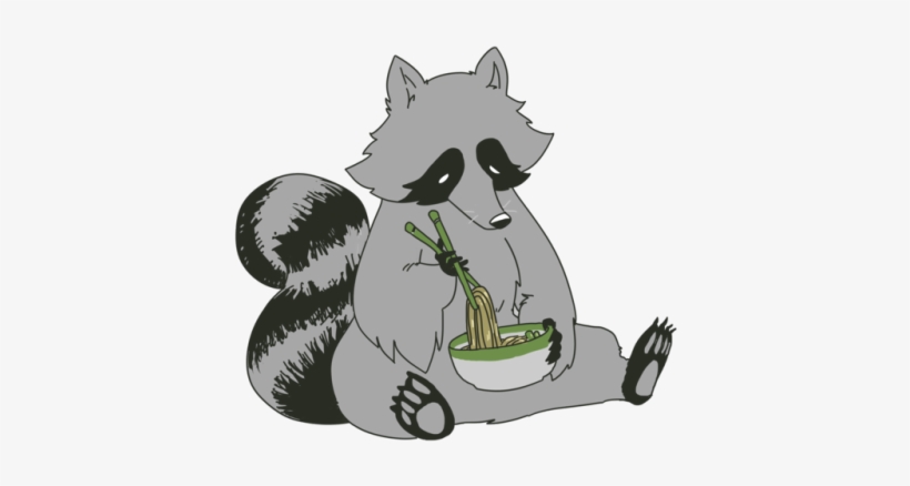 28 Collection Of Raccoon Drawing Tumblr - Raccoon Drawing, transparent png #279605