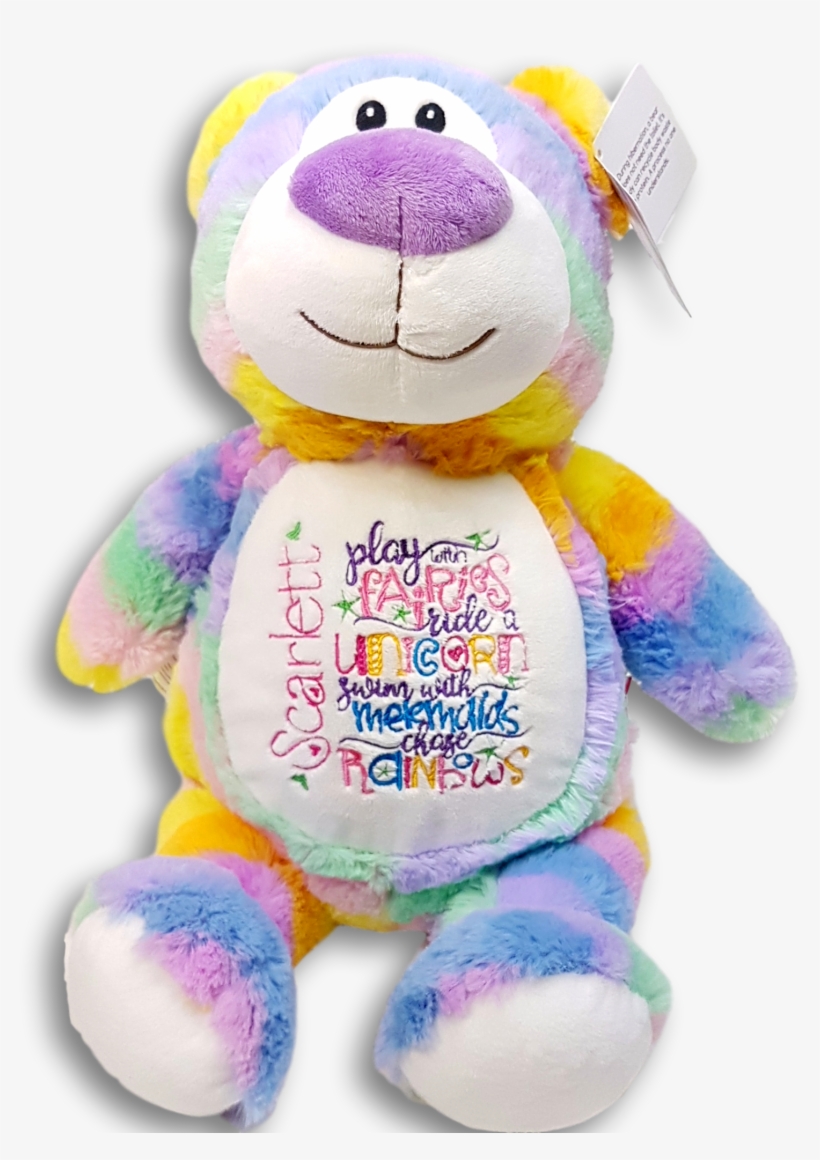 Riding Unicorns Personalised Embroidered Soft Toy Name, transparent png #2700481