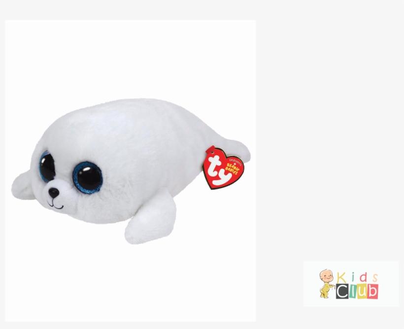 Ty Beanie - Ty Beanie Boos Icy The White Seal Medium, transparent png #2700788