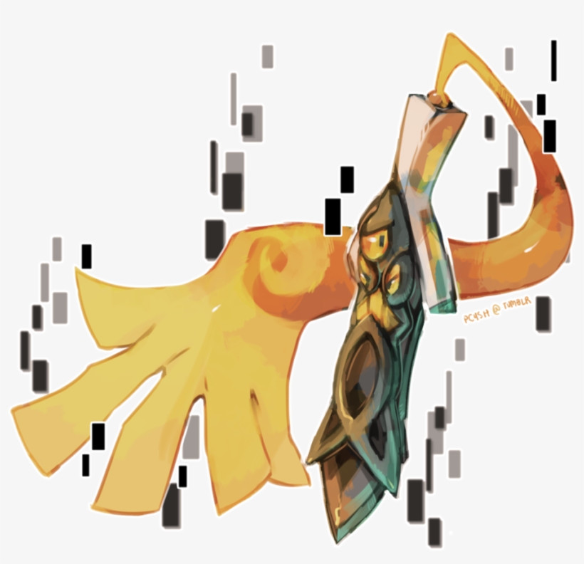 Yellow Honedge Shikai - Honedge Pokemon Art, transparent png #2700803