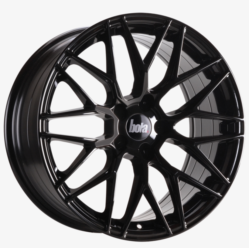 521 Machine Face Black Windows 2 - Black And Blue 20 Inch Rims, transparent png #2700896