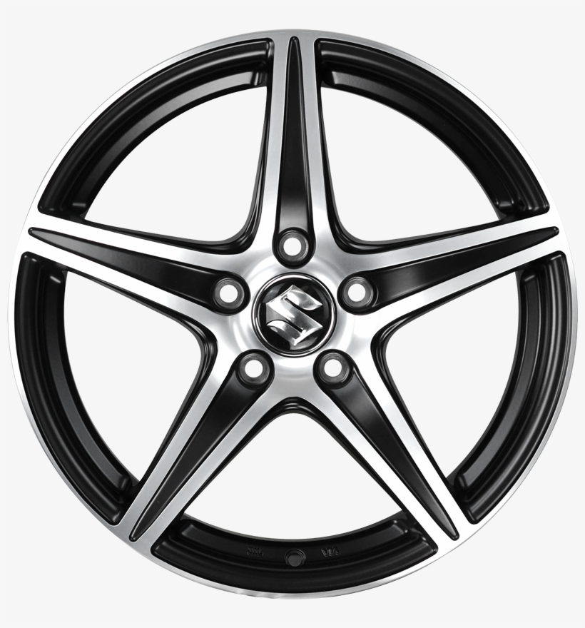 About These Wheels - 5 Spoke Rim Drawing, transparent png #2701058