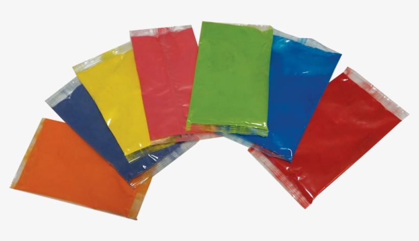 Color Powder 100 Gr Pack Nd - Holi, transparent png #2701129
