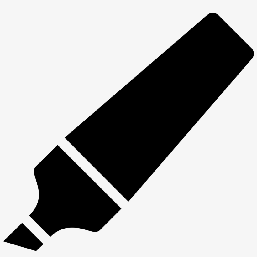 Pisak Marker Icon - Highlighter Pen Clip Art, transparent png #2701541