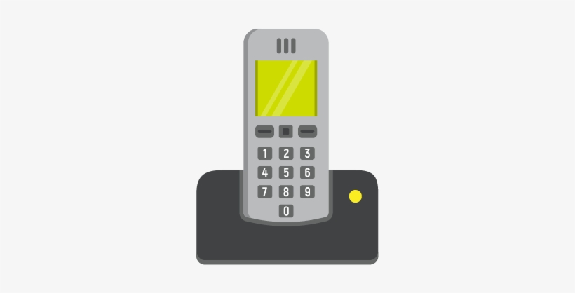 Digital Phone - Mobile Phone, transparent png #2702497