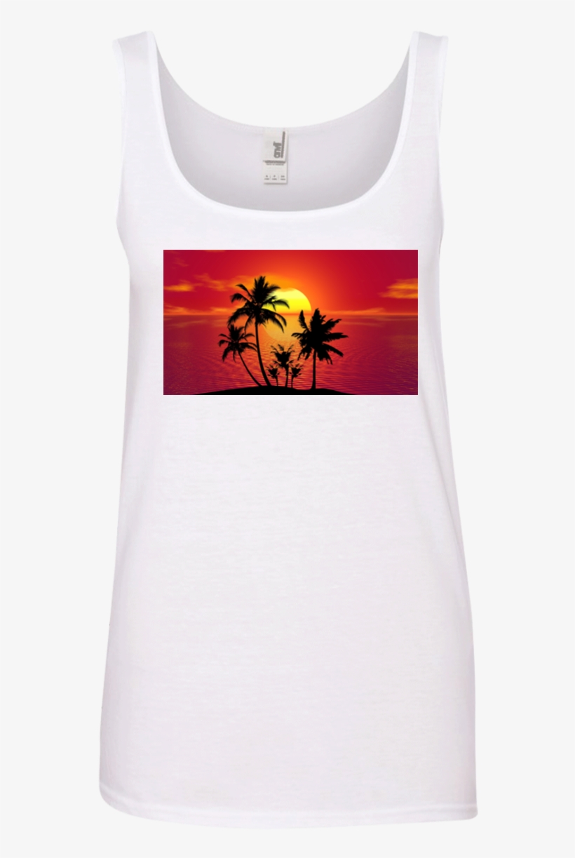 Tropical Dream Ladie's Shirts - Tropischer Mousepads, transparent png #2702707