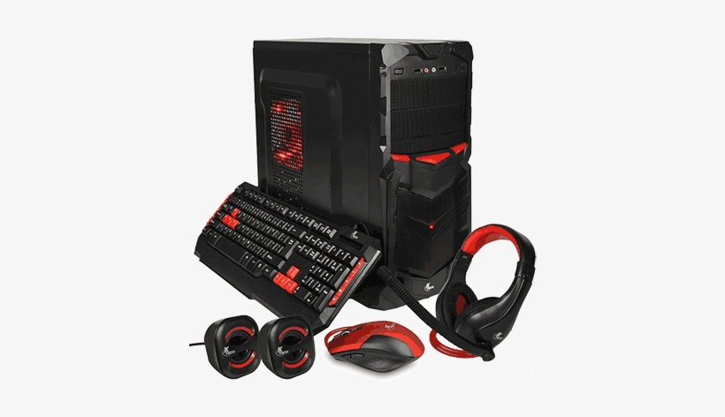 Red/black W Red Led - Xtech Power Gamer Ii, transparent png #2702916