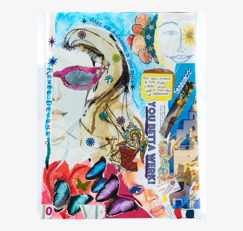 Renee Deubner, Self Portrait - David Downton Portraits Of The World's Most Stylish, transparent png #2703222