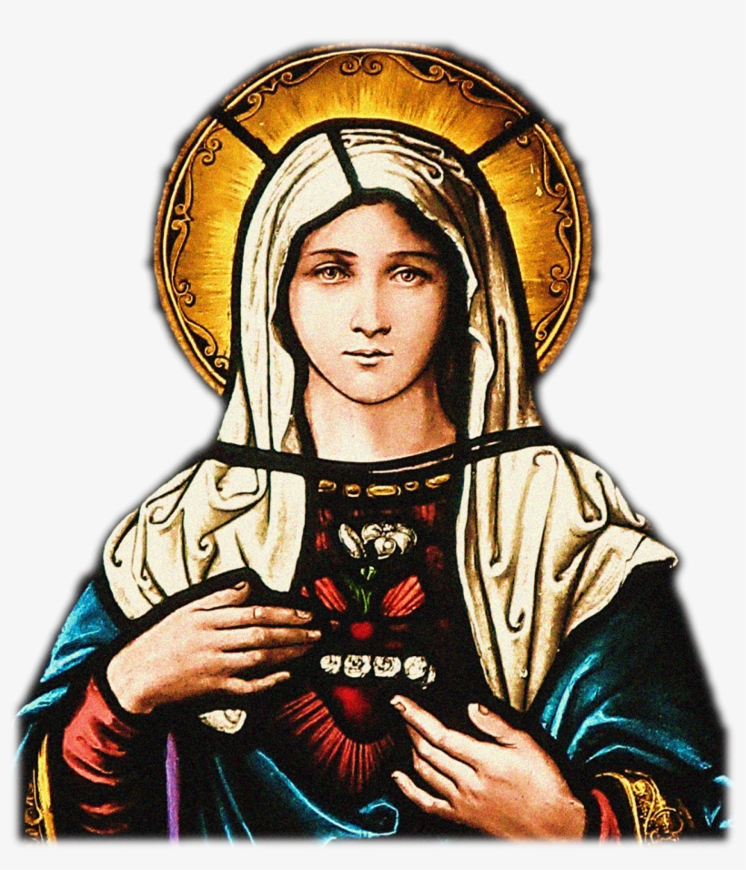 Imágenes De La Virgen María - Stained Glass Our Lady, transparent png #2703345