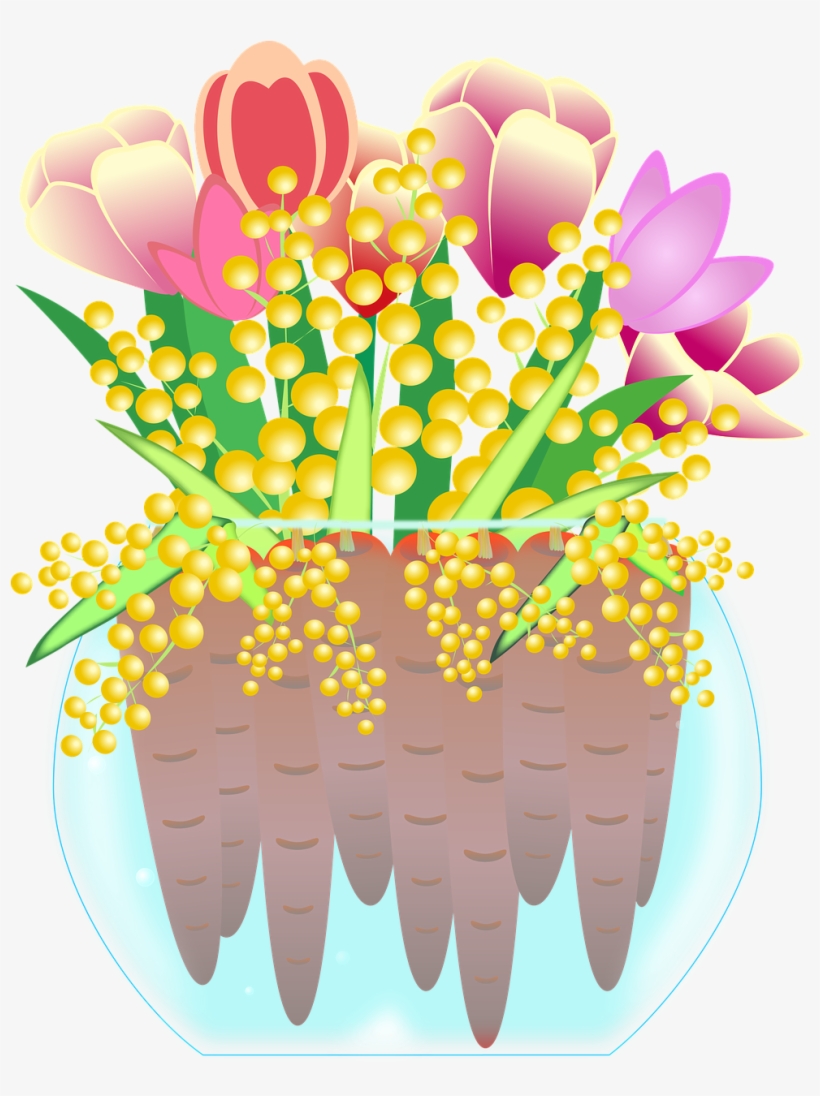 Flower Floral Vase - Vase, transparent png #2703656
