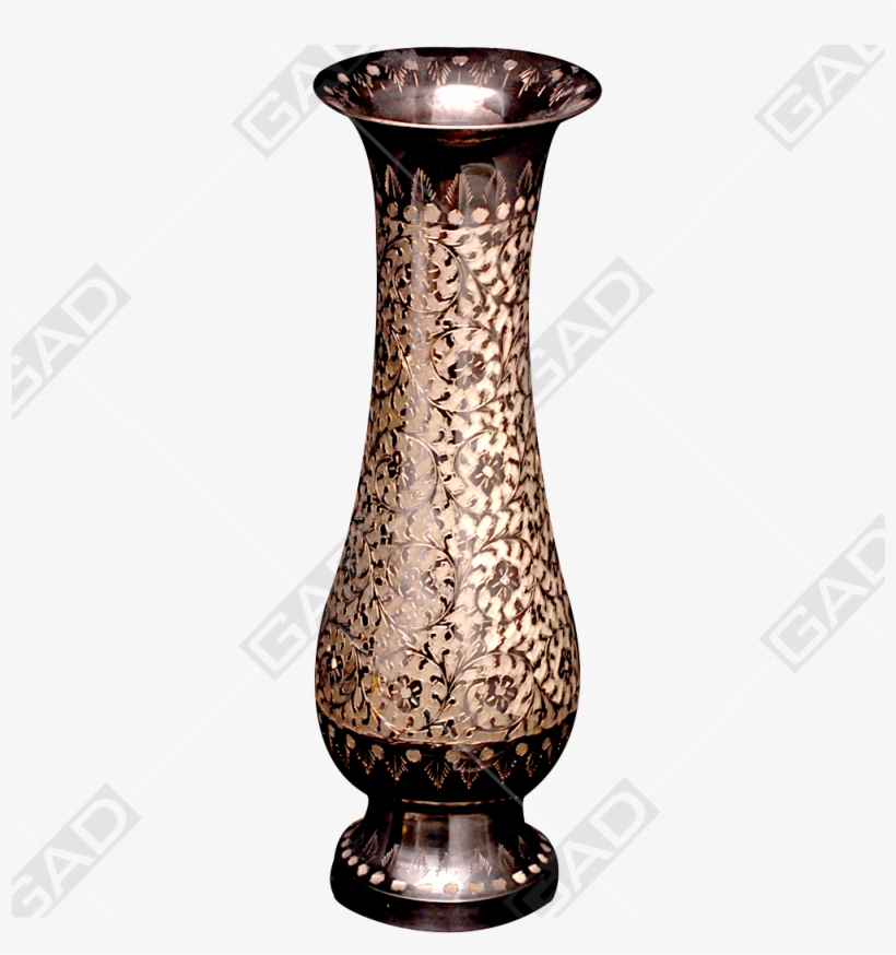 Flower Vase Glass Jasmine Gold Firki - Jasmine Black, transparent png #2703704
