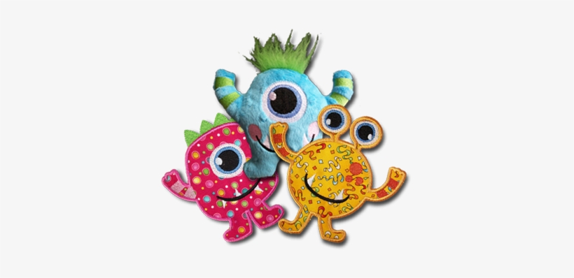 Monster Mash By 1 2 3 Embroidery - Stuffed Toy, transparent png #2703861