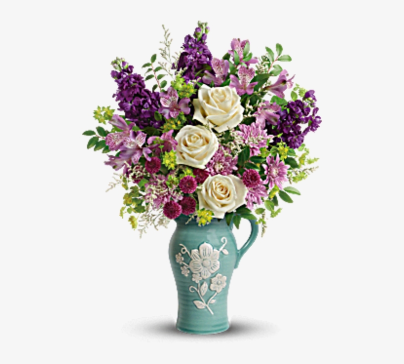 Artisanal Beauty By Teleflora - Teleflora's Splendid Garden Bouquet, transparent png #2703936