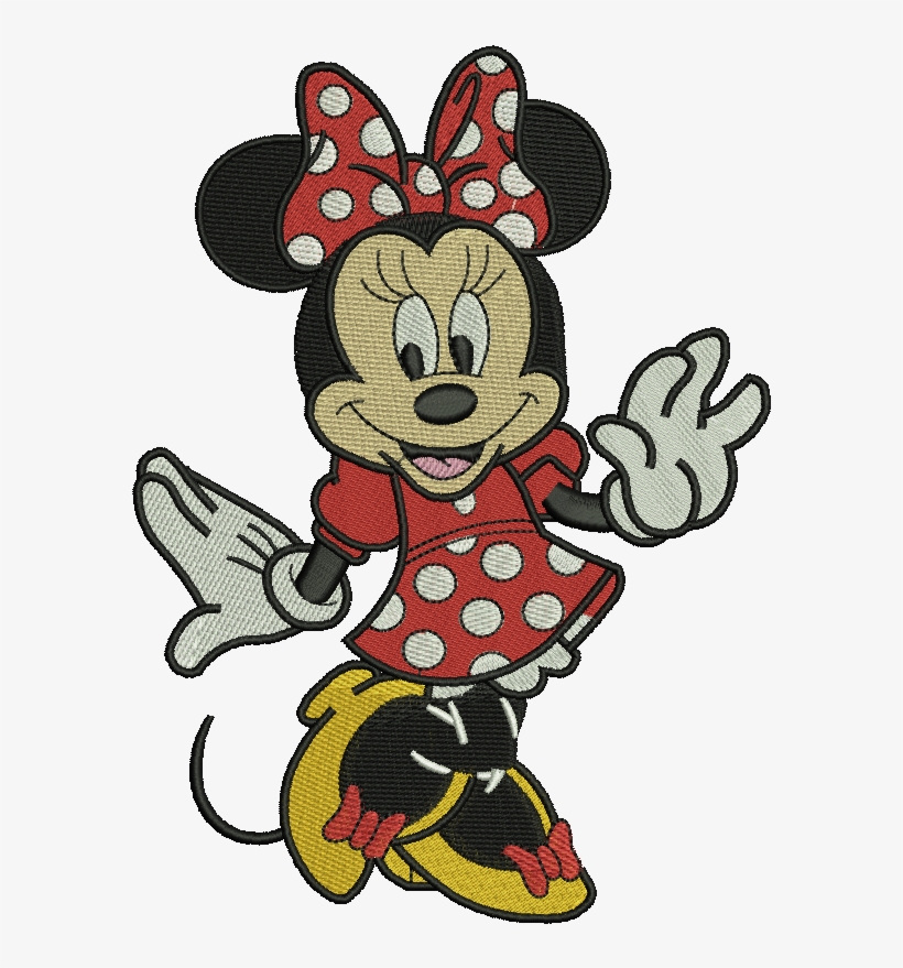 Custom Embroidery Designs Is An Art Of Converting The - Minnie Mouse, transparent png #2703959