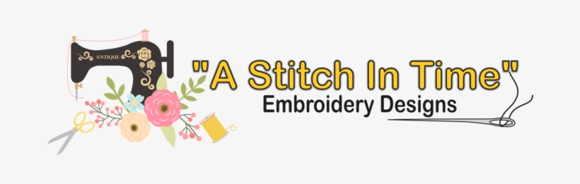 A Stitch In Time Embroidery Designs - Embroidery, transparent png #2704067